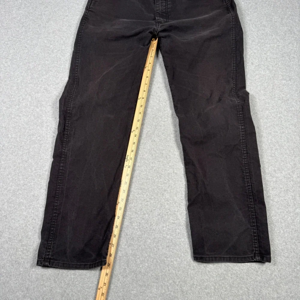 Levis Workwear Fit Mens 36x30 Charcoal Black Stretch Utility Pants Grunge Punk
